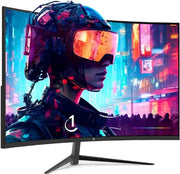 Monitor da Gioco Curvo 27 Pollici - 280Hz - 1ms MPRT - Full HD 1920x1080 - FreeSync - 1500R VA - HDMI & DisplayPort - Angolo di Visualizzazione Regolabile - Nero