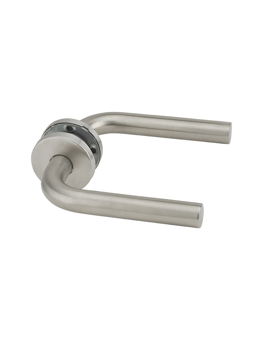 Coppia di maniglie per porta, quadro 7x110mm, acciaio inox 304 satinato - THIRARD