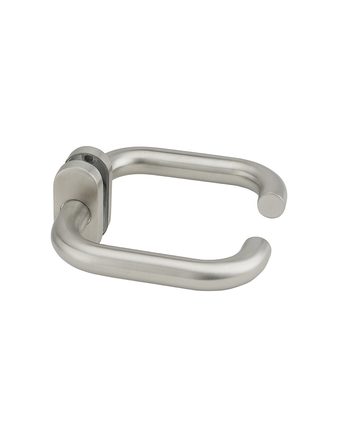 Coppia di maniglie per porta, quadro 7 mm, acciaio inox 304 satinato - THIRARD