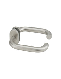 Coppia di maniglie per porta, quadro 7 mm, acciaio inox 304 satinato - THIRARD