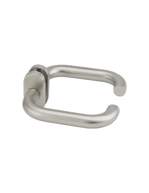 Coppia di maniglie per porta, quadro 7 mm, acciaio inox 304 satinato - THIRARD