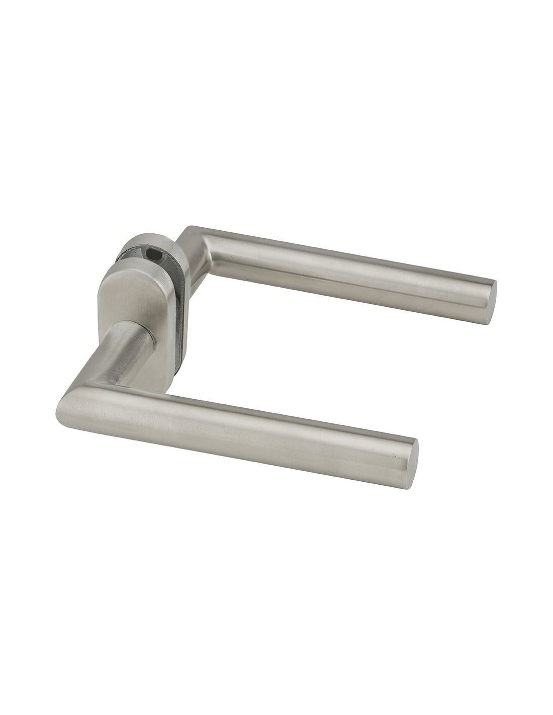 Coppia di maniglie per porta, quadro 7 x 110mm, acciaio inox 304 satinato - THIRARD