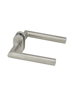 Coppia di maniglie per porta, quadro 7 x 110mm, acciaio inox 304 satinato - THIRARD
