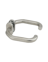Coppia di maniglie per porta, quadro 7mm, acciaio inox 304 satinato - THIRARD