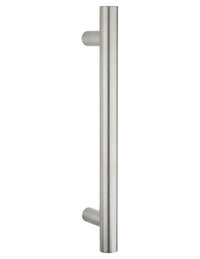 Coppia di maniglie in acciaio inox d 30 per porta a battente ht 400 mm - THIRARD