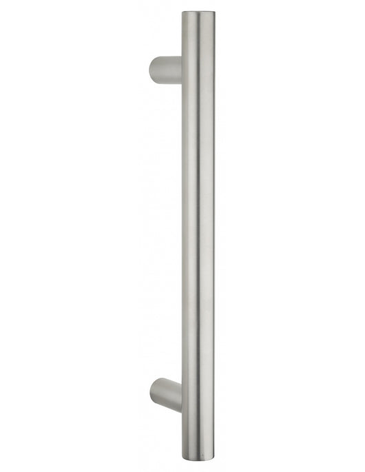 Coppia di maniglie in acciaio inox d 30 per porta a battente ht 400 mm - THIRARD
