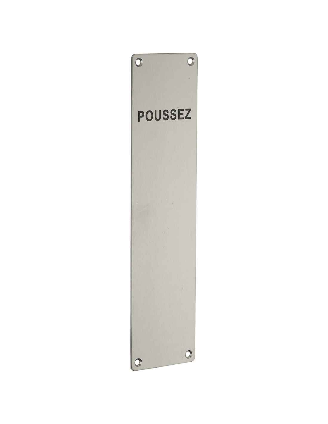 Piastra "Poussez" 300mm, acciaio inossidabile 304 - THIRARD