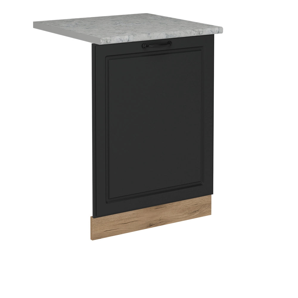 Pannello frontale della lavastoviglie R-Line Antracite rustico/Rovere dorato 60 cm, PL Marmo Vicco