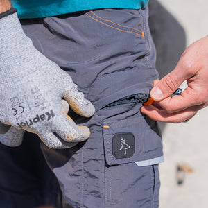 PANTALONE CORTO LAVORO GHIBLI BLU TG.XL CARGO TASCHE PORTAUTENSILI KAPRIOL