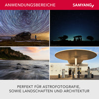 AF 12mm Obiettivo fotografico grandangolare con Lens-Station per Sony E - apertura F2.0, autofocus APS-C a focale fissa per fotocamere