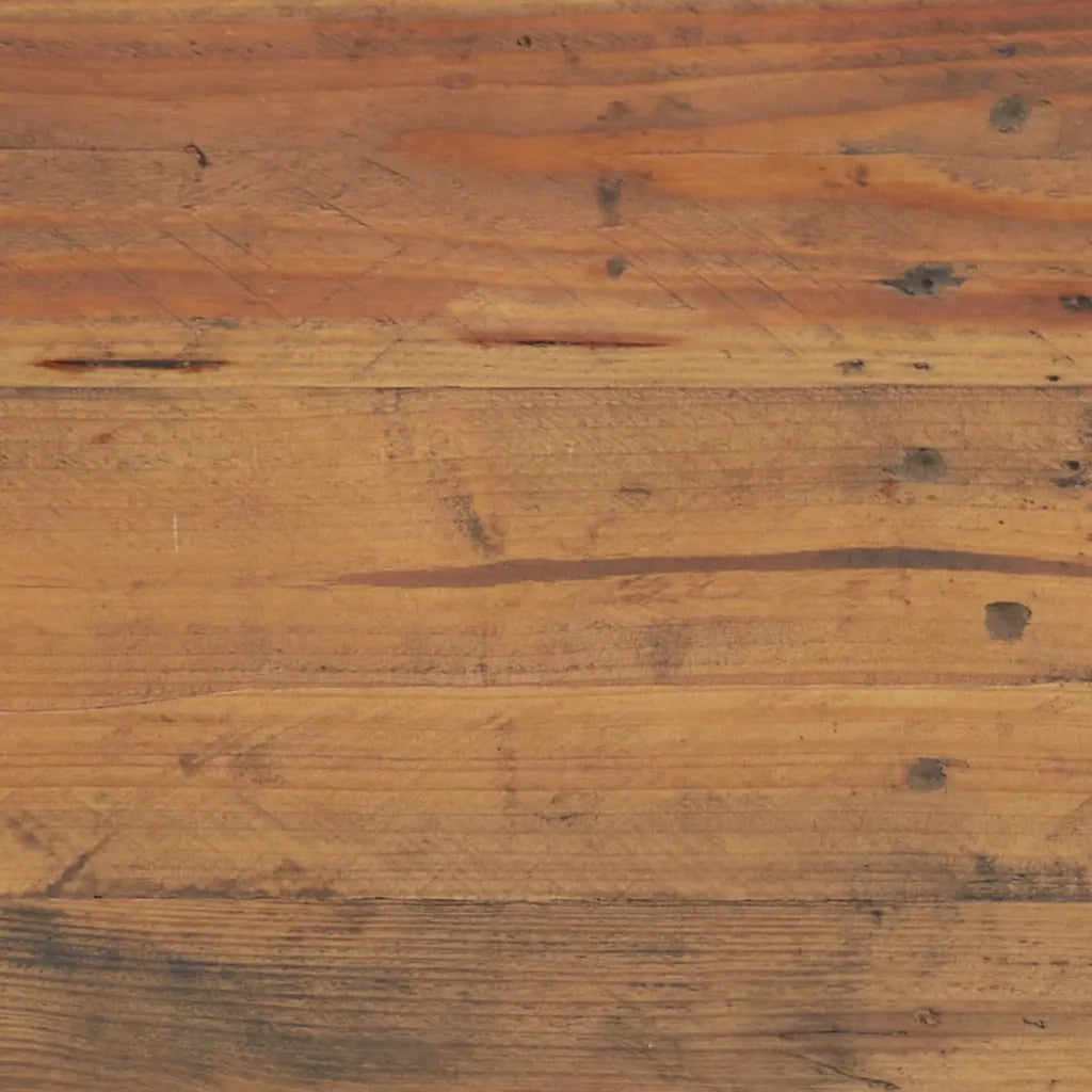 Mobile TV Marrone 90x30x40 cm Legno Massello di Pino Riciclato