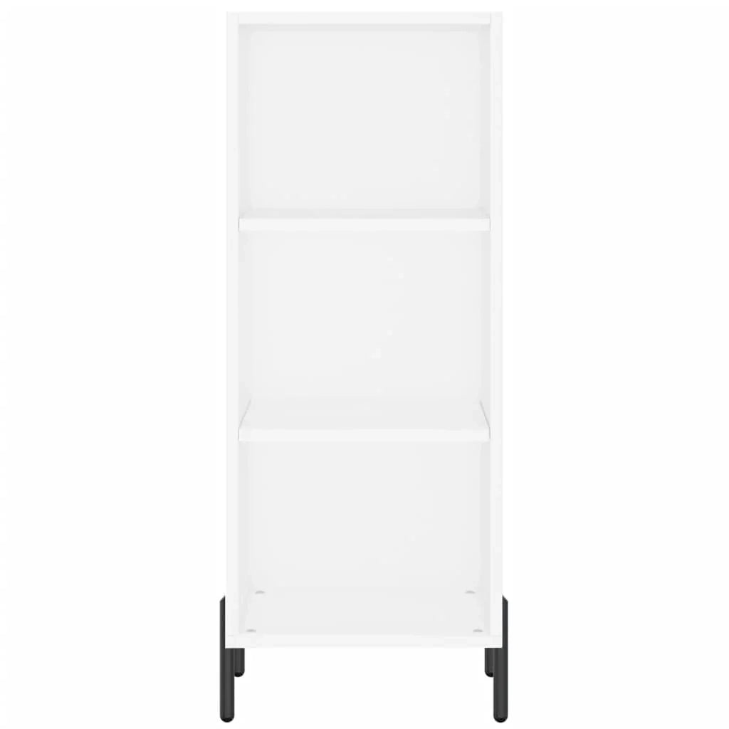Buffet credenza cassettiera mobiletto mobile contenitore organizer cucina soggiorno salotto alto 34,5 x 34 x 180 cm legno ingegnerizzato bianco 02_0032347