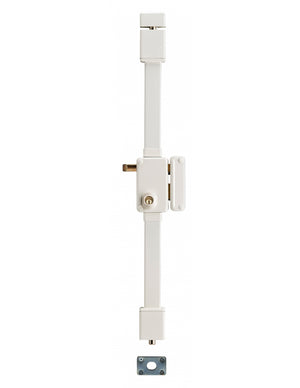 Serratura 3 punti da applicare BELUGA, bianca cilindro HG5 a traino 75 x 130 destra 4 chiavi - THIRARD