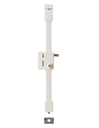 Serratura 3 punti da applicare BELUGA, bianca cilindro HG5 a traino 75 x 130 sinistra 4 chiavi - THIRARD