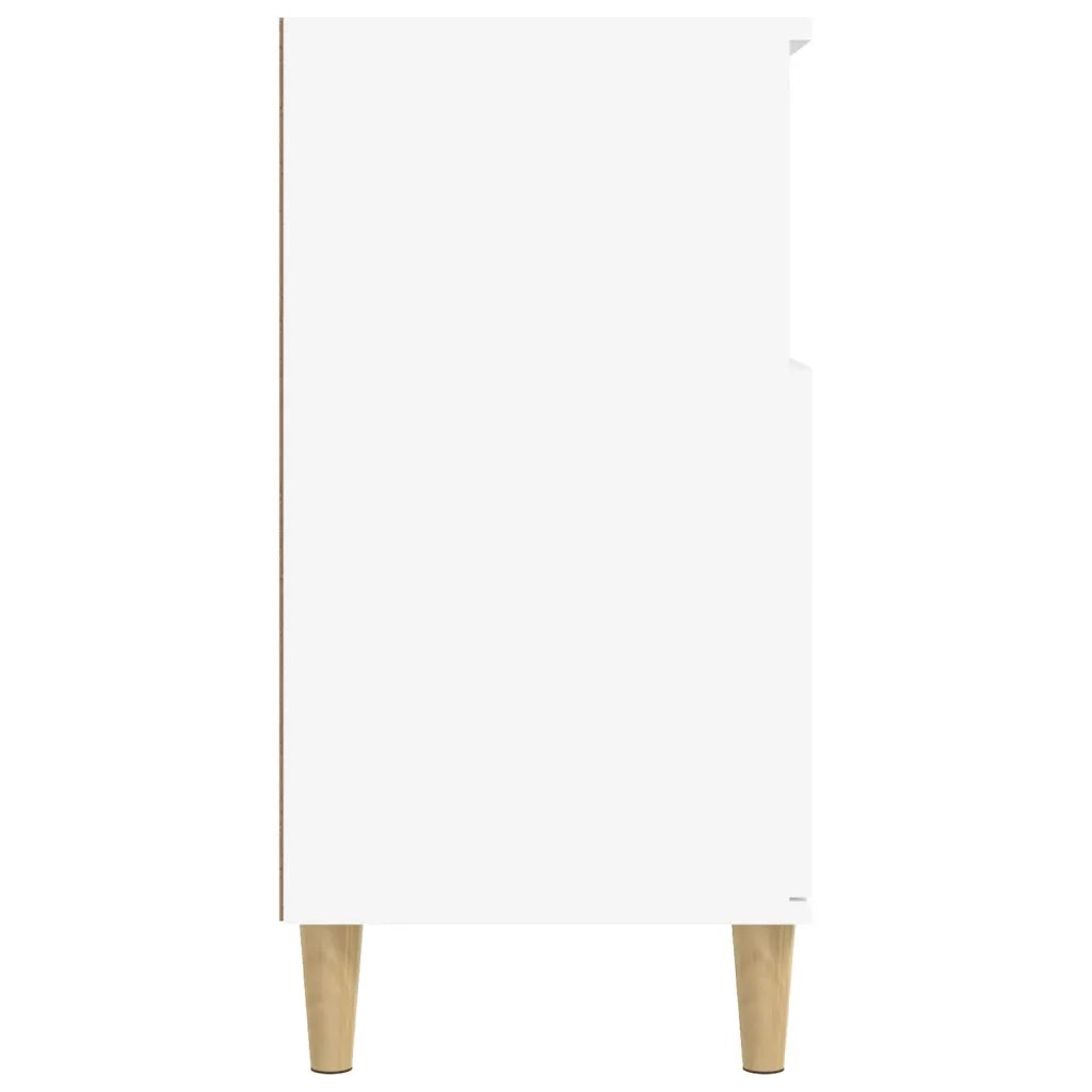Credenza-Buffet-Armadio da cucina Bianca 60x35x70 cm in Legno Multistrato 261275