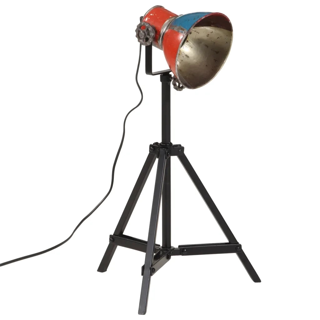 vidaXL Lampada da Terra 25 W Multicolore 35x35x65/96 cm E27