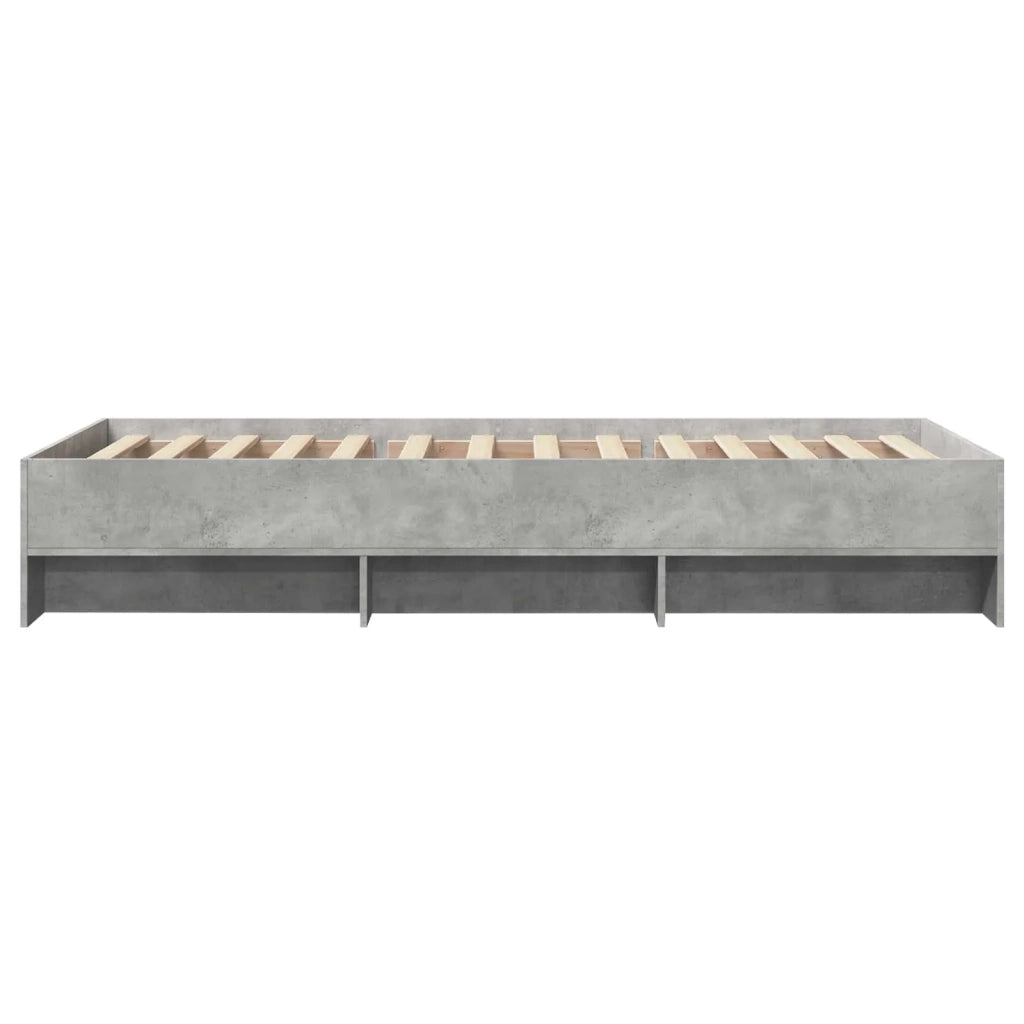 Struttura del letto con lo scaffale Sonoma grigio 80 x 200 cm 3429673