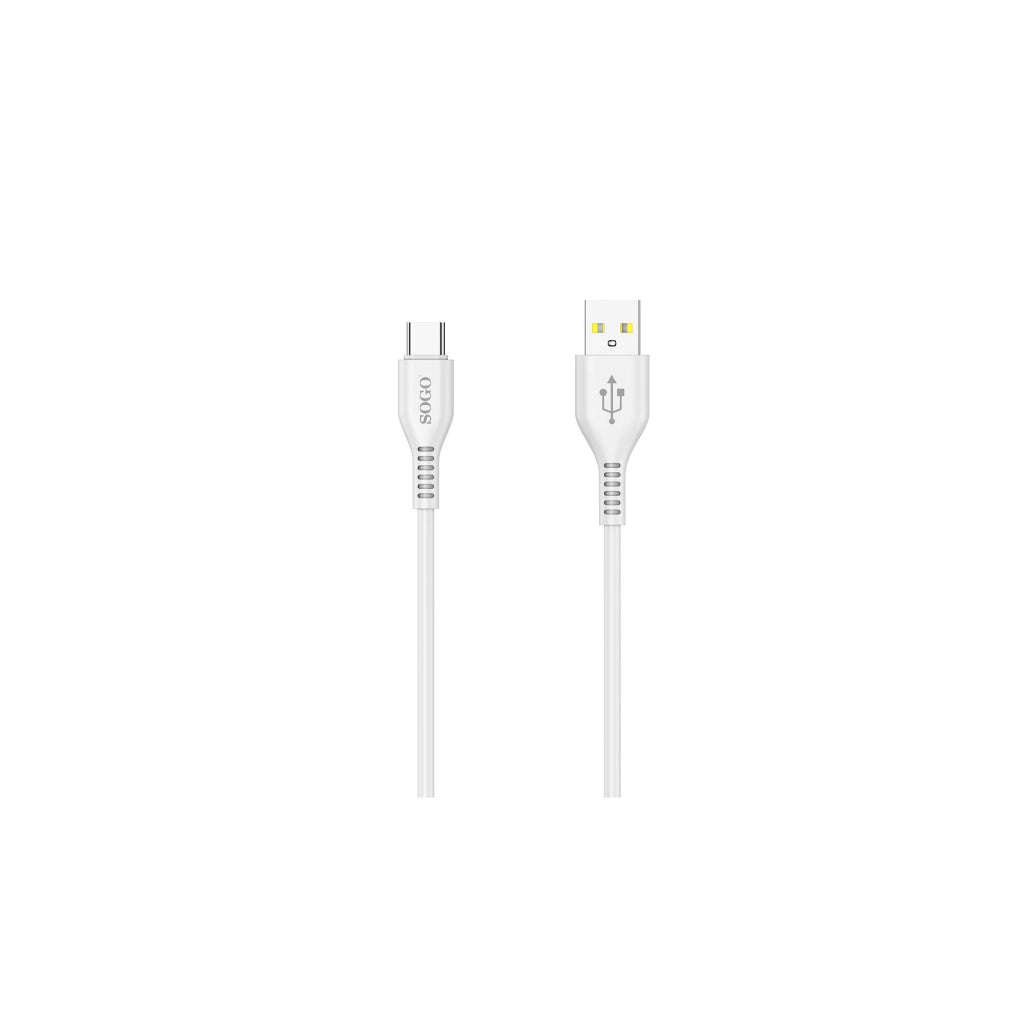 Cavo dati USB Type-C 2 metri, ricarica rapida 15W, 2A di potenza, trasmissione dati veloce - SOGO
