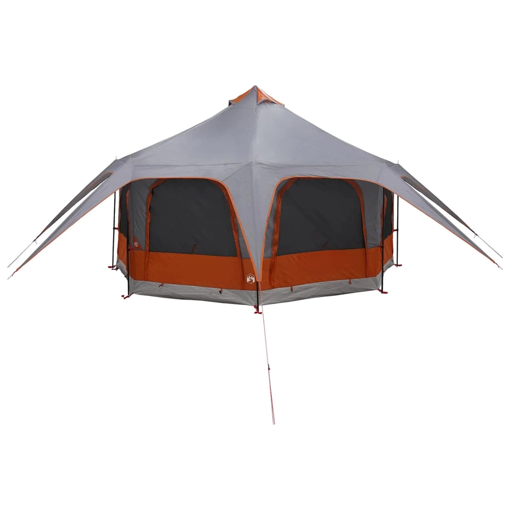 Tenda Familiare Grigio e arancione 5 persone 42017396