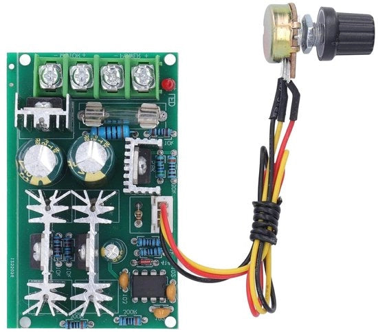 Regolatore di Velocità del Motore DC 20A Regolatore di Corrente 12V 24V 36V 48V Modulo di Controllo PWM