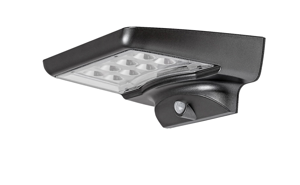 Applique solare LED 4W nera con sensore Moselle Rabalux