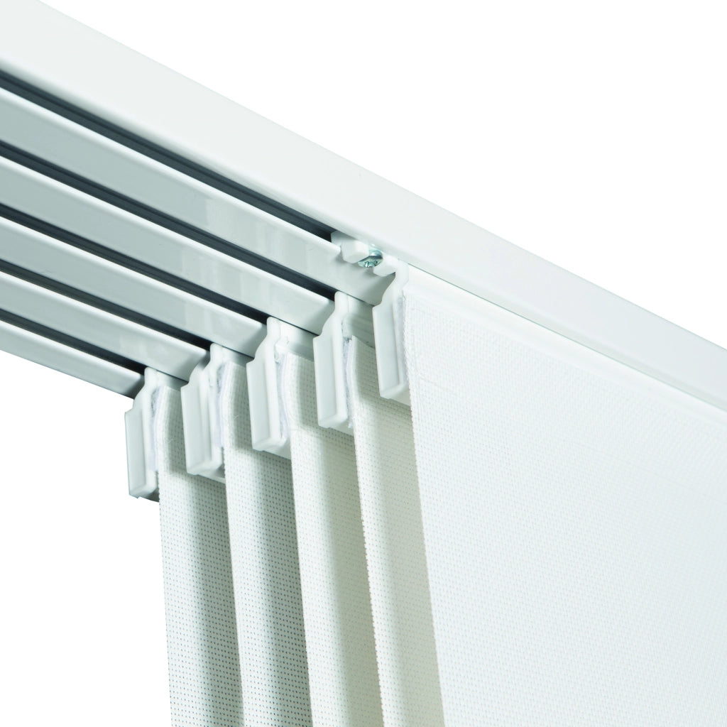 VIEWTEX Kit di pannelli giapponese (binario e pannelli) Screen - Grado di apertura 10% - Bianco 238 cm - Made in Europe - 5 anni di garanzia