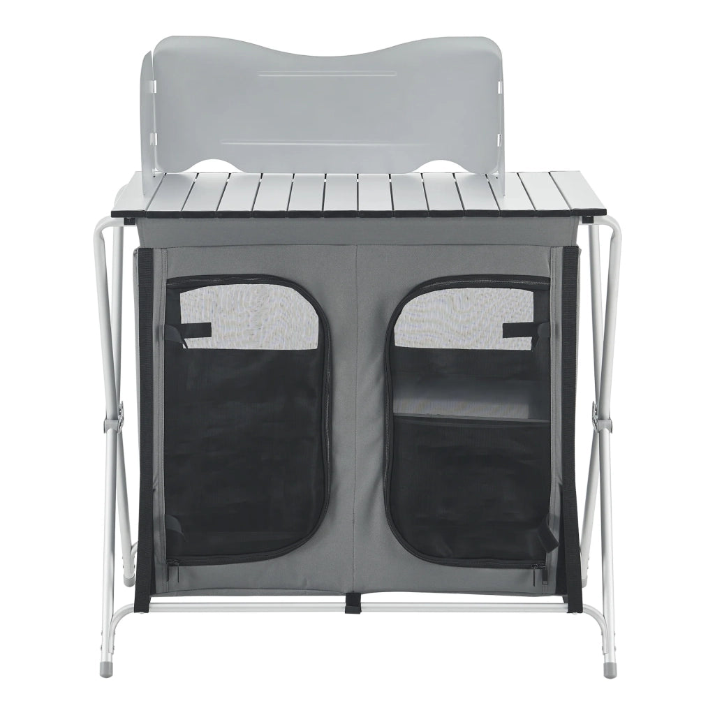 Mobile da cucina da esterno pieghevole Tullinge 105 x 80 x 51 cm grigio 03_0008669