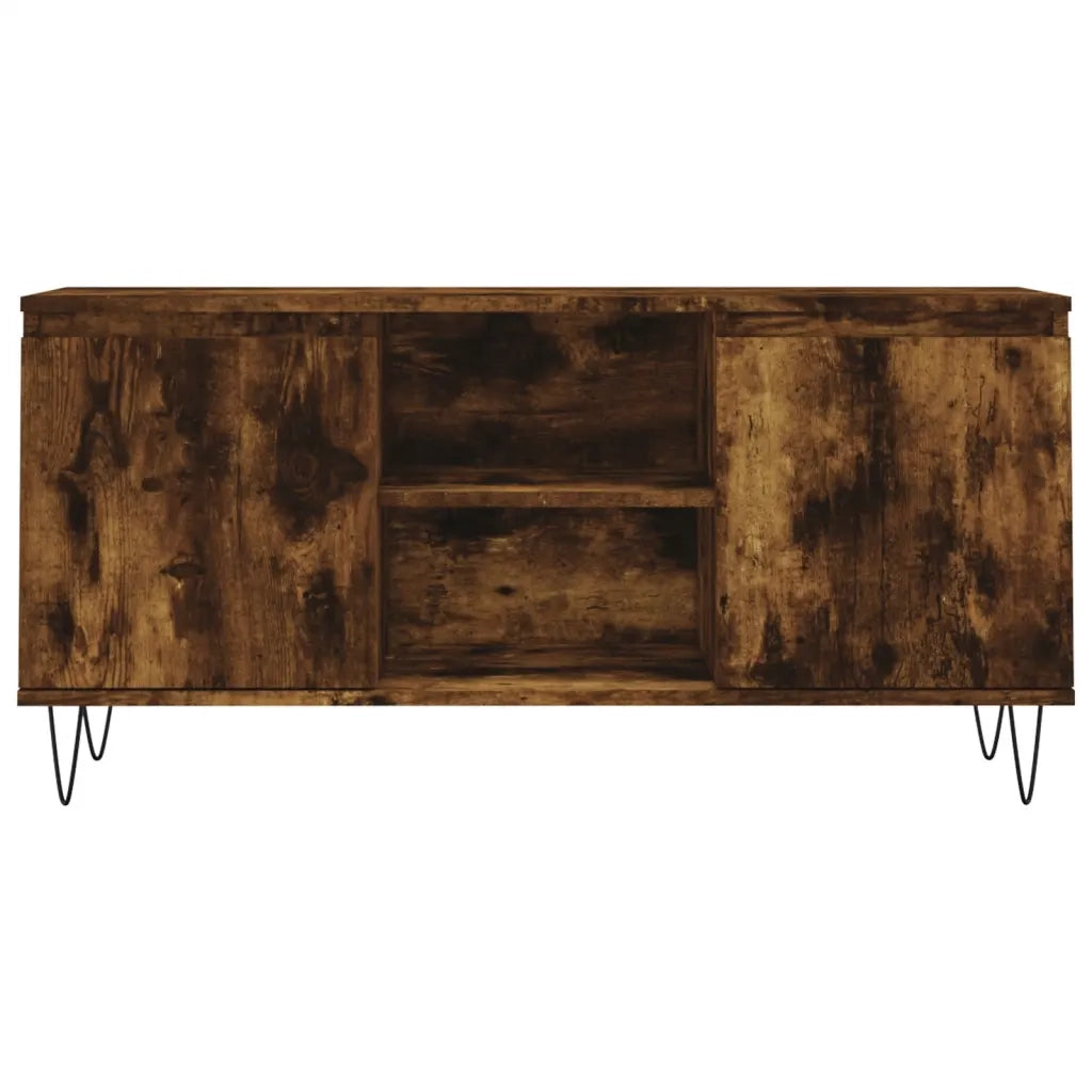Mobile TV | Armadietto TV | Mobile Porta TV Rovere Fumo 104x35x50 cm in Legno Multistrato