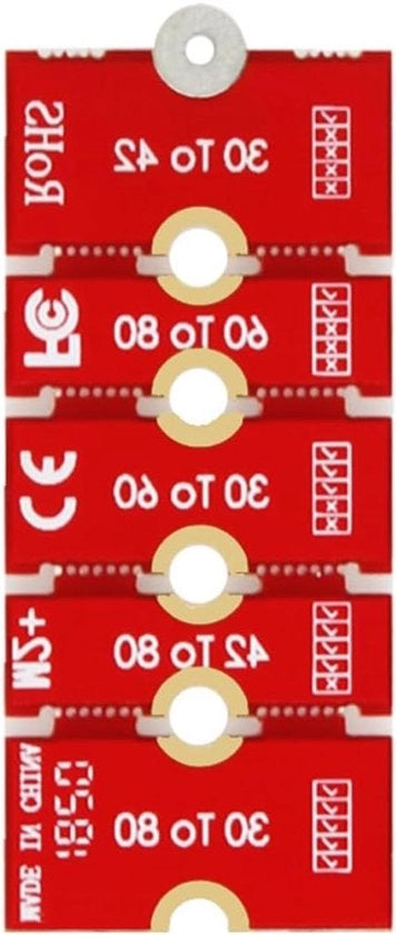 Adattatore M.2 NGFF/NVMe di estensione per SSD, compatibile con PC, per dimensioni 2230 e 2242.