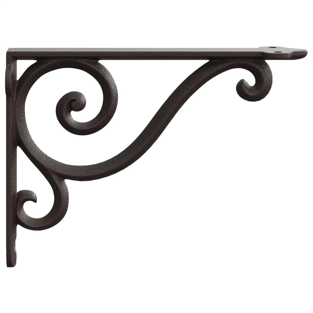 Supporti per mensole da parete 12 pz Marrone Antico 42038877