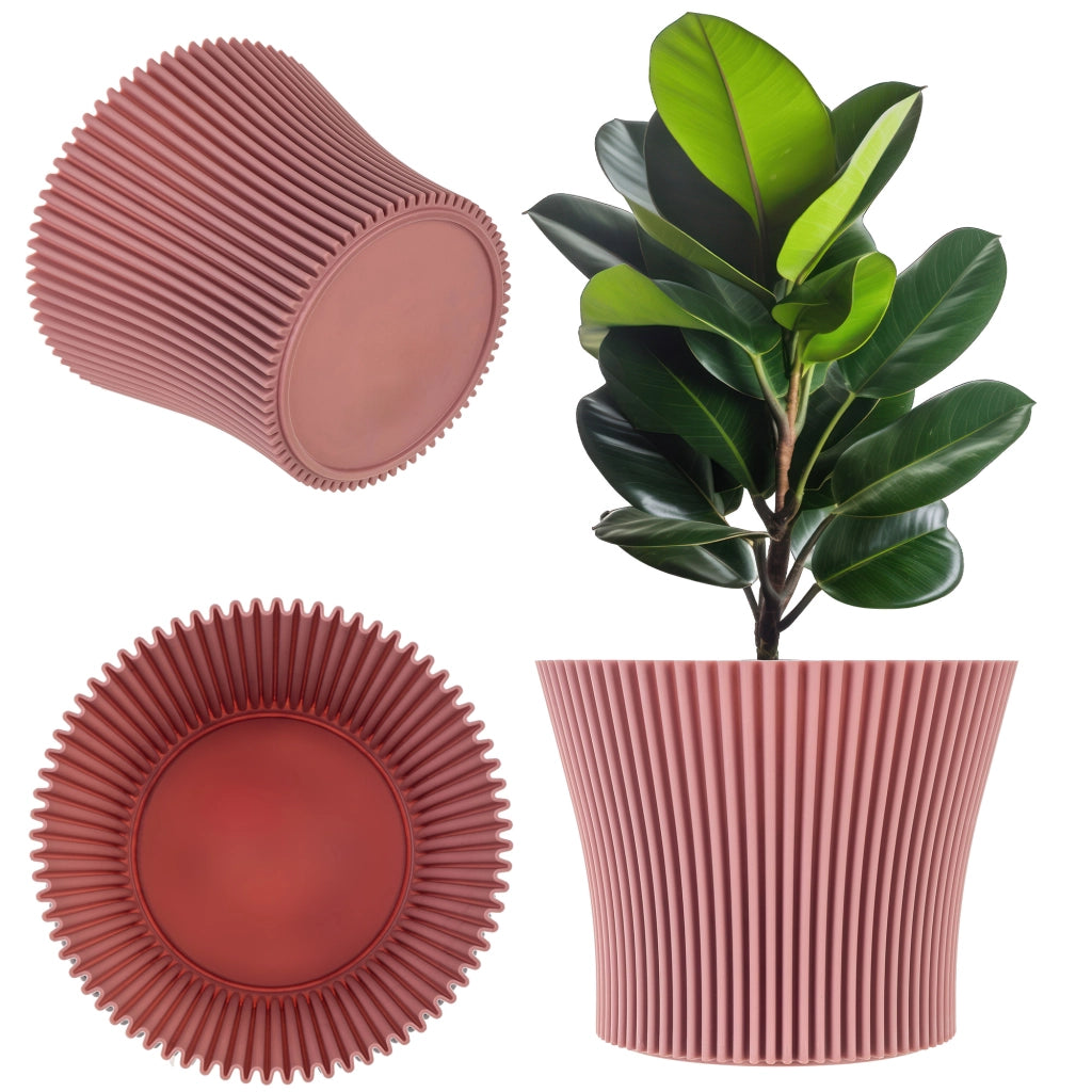 Vaso da fiori KADAX 13 cm, copripianta, vaso da fiori in plastica rosa
