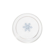 Teca Bicchieri Tumbler Winter Games Set 35cl in vetro borosilicato decoro Fiocco di Neve, artigianato di alta qualità per tavola invernale elegante