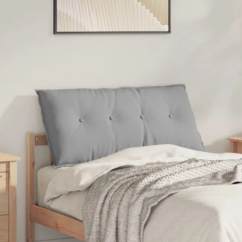 Cuscino per Schiena Grigio Nuvola 100 x 19 x 50 cm Tessuto