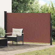 Tenda laterale retrattile Marrone 300 x 170 cm Poliestere