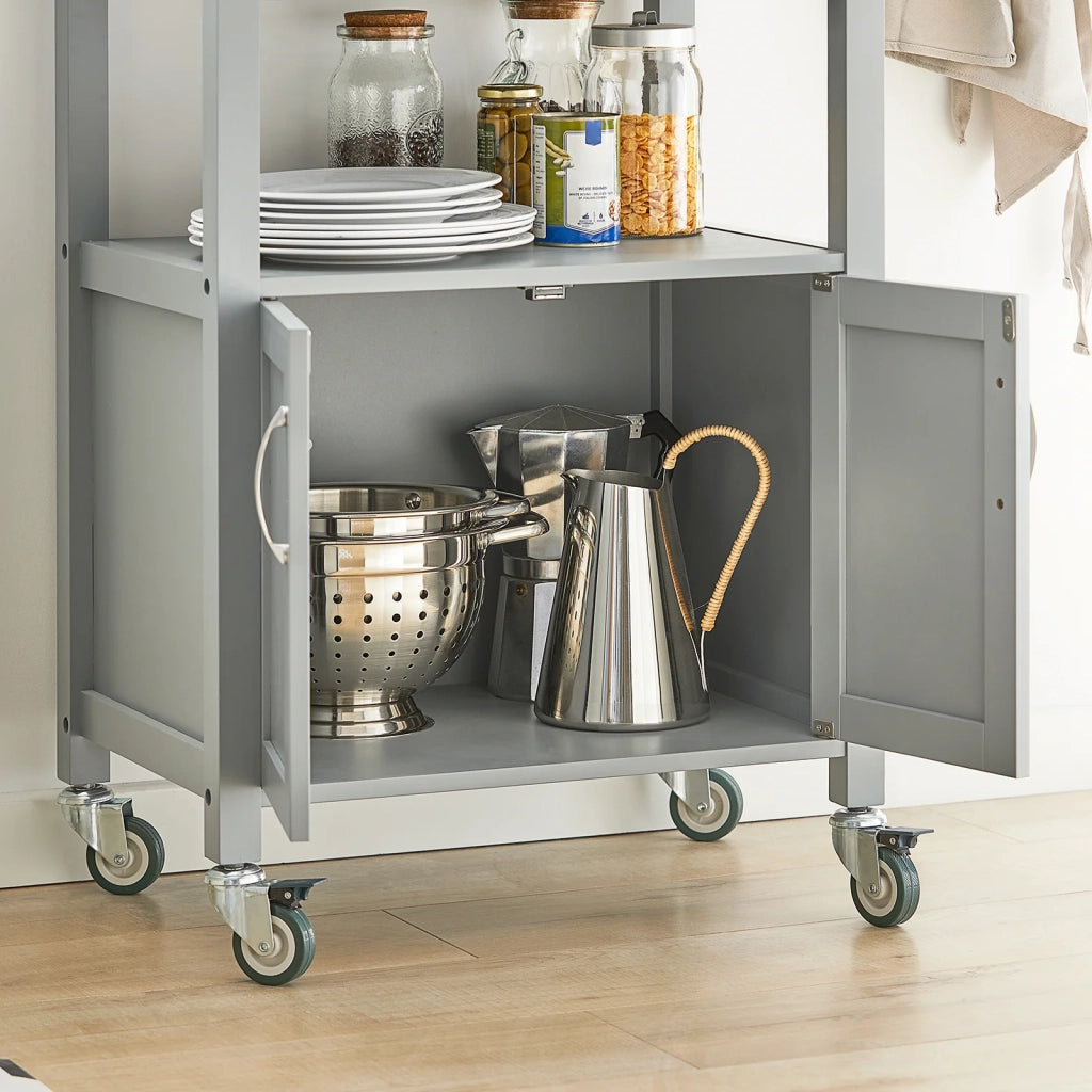 Carrello cucina, carrello da servizio colore:Grigio, FKW22-HG