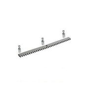 CREMAGLIERA MODULO 4 ACCIAIO ZINCATO 30 X 8 MM CON FORI E DISTANZIALI CAME CGZS