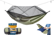 Hangmat Ultra-Ligia con Viaggiatore per Zanzare Termo - Incluso Sacchetto Isomat - Sostegno fino a 200 kg - Hangmat 2 Persone 275 m x 140 m