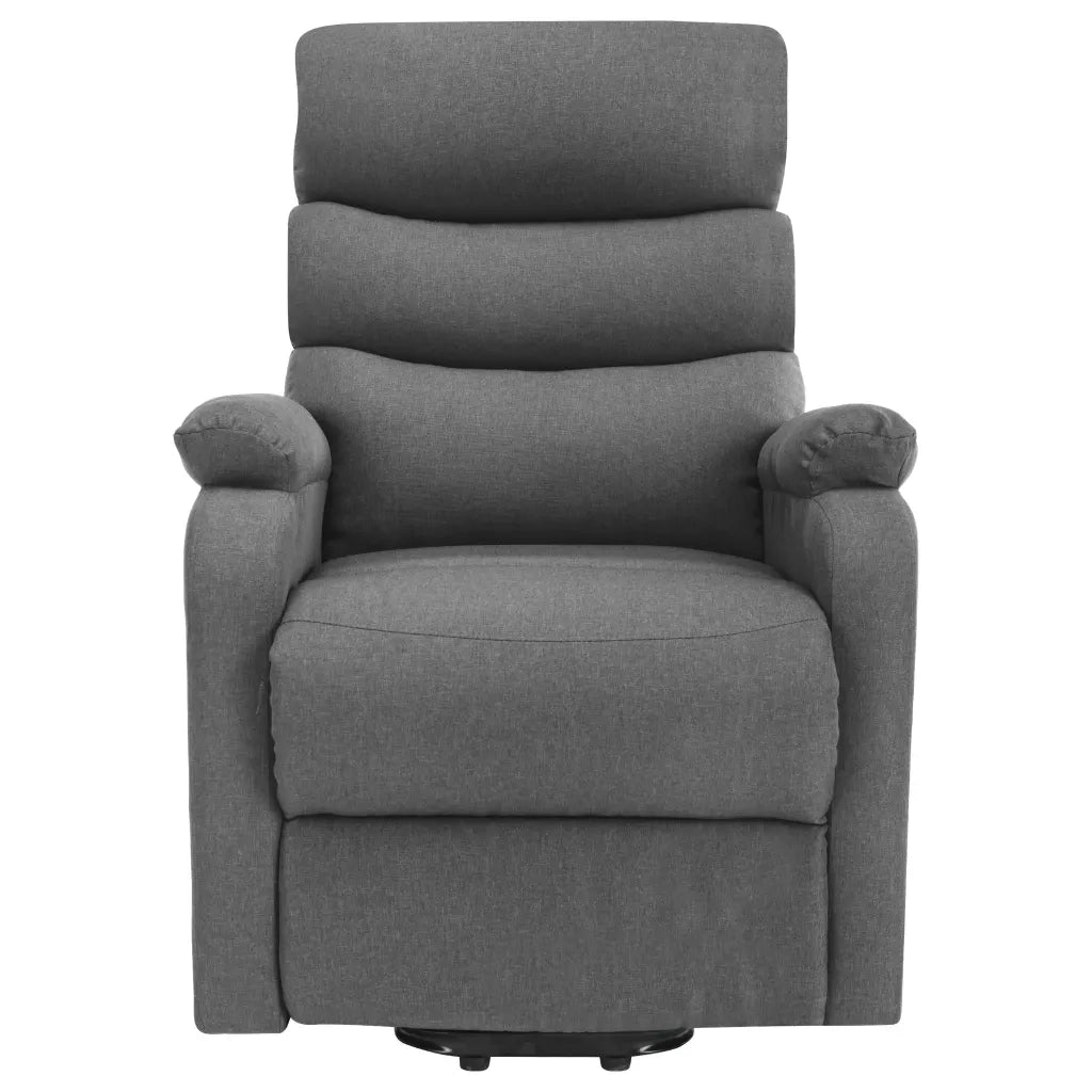 Poltrona Alzapersona Massaggio Grigio Chiaro in Tessuto cod mxl 32441
