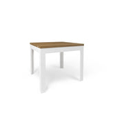 Tavolo Pieghevole 90+90 Noce Stelvio cm 90x90x75h - Sarmog