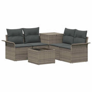 Set di divani 6 pcs 4-Numero di posti Grigio e Grigio Scuro 3447080