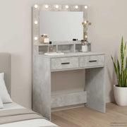 Tavolo da Trucco Grigio cemento 79 x 41 x 135 cm 865085