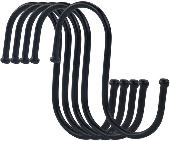 Haken S-vormig in Acciaio Inossidabile - 26 Stuks - Ophanghaken per Bagno/Camera da Letto/Ufficio