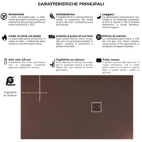Piatto Doccia in Pietra 90x110 cm Bonussi Canton Marrone