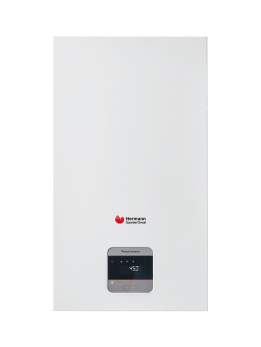 Caldaia a Condensazione Hermann Saunier Duval THEMA CONDENS 30 SB Solo Riscaldamento Metano/Gpl Low NOx Completa di Kit Fumi