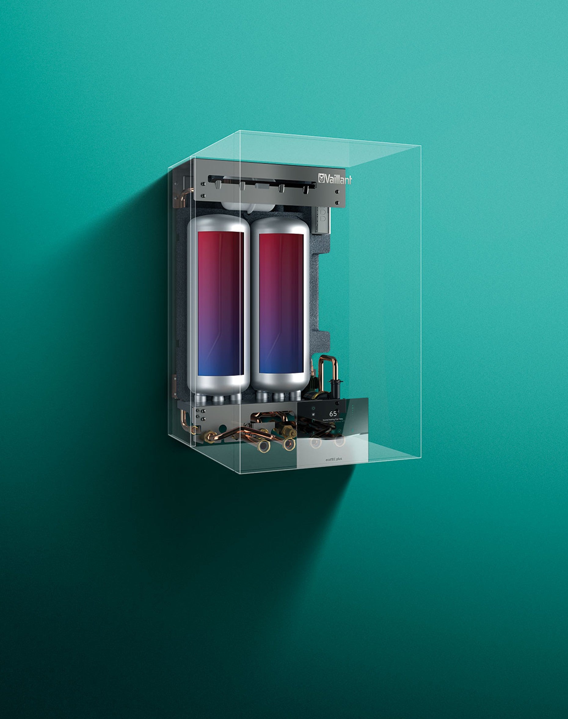 Caldaia a Condensazione Vaillant ecoTEC Plus VMI 30 CS/1-5 con Bollitore Metano/Gpl con Kit Scarico Fumi