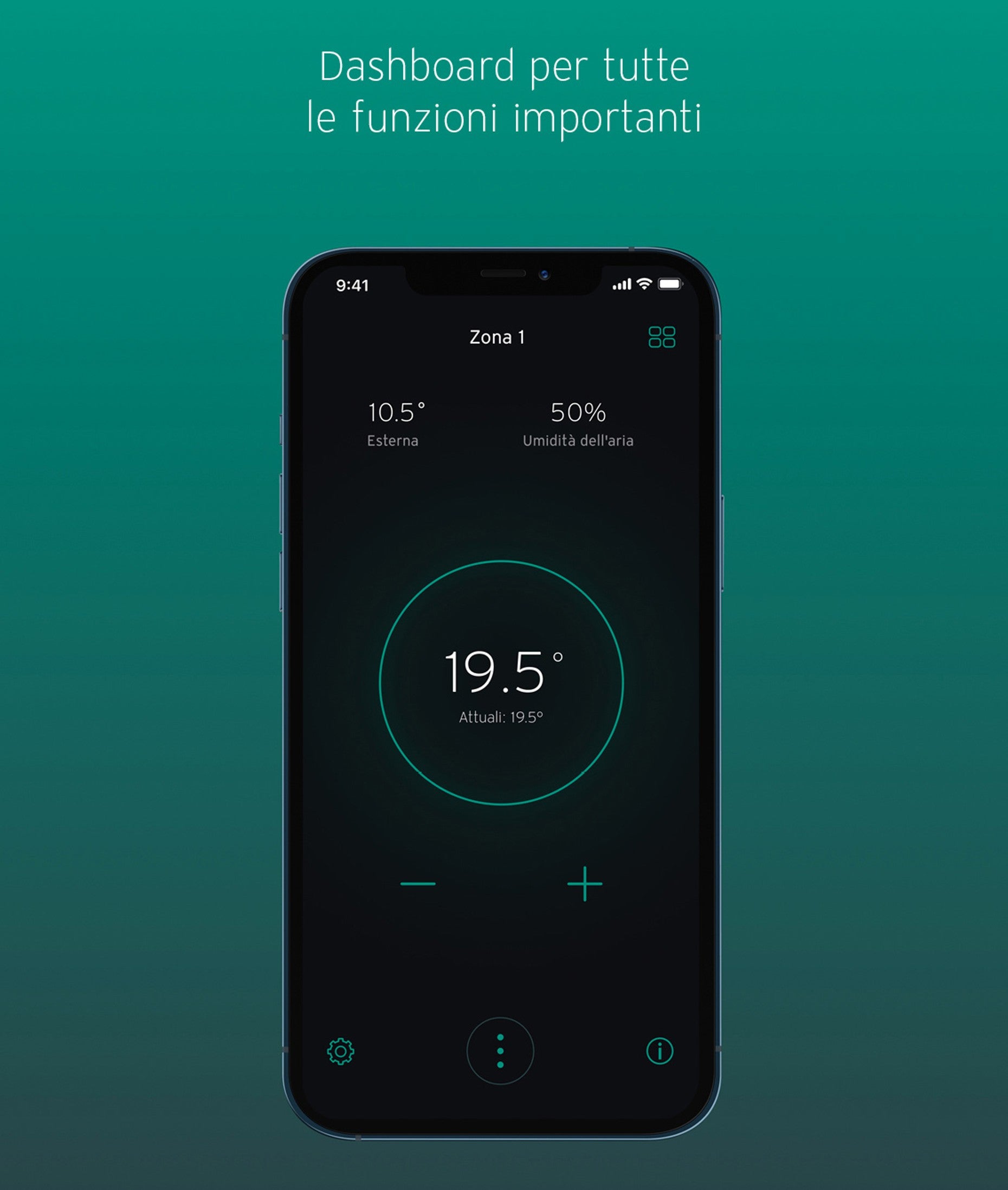 Centralina Climatica Termostato Modulante Smart Wi-Fi Vaillant SensoROOM Connect 0010035734 VR940F + VRT51F