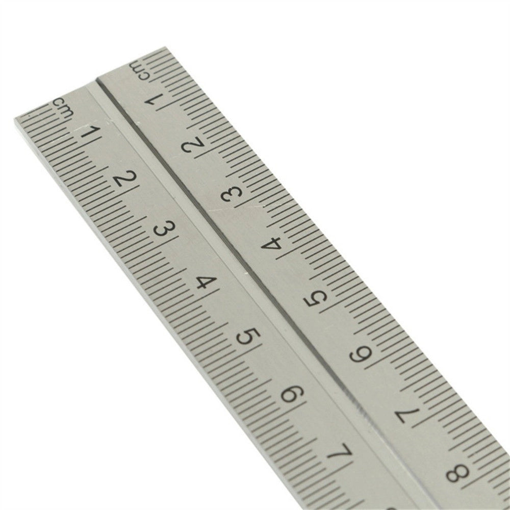 Trade Shop - Squadra Combinata Con Livella Metrica A Bolla In Alluminio Angolo 45°90° 300m -