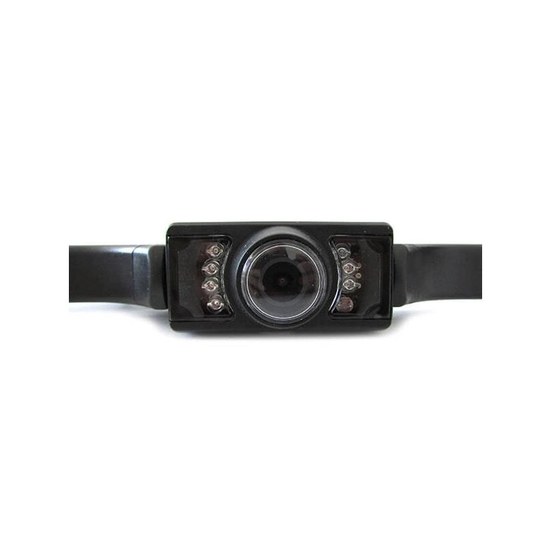 Telecamera Retromarcia Portatarga Infrarossa Stagna IP65 7 Led 12V Per Auto