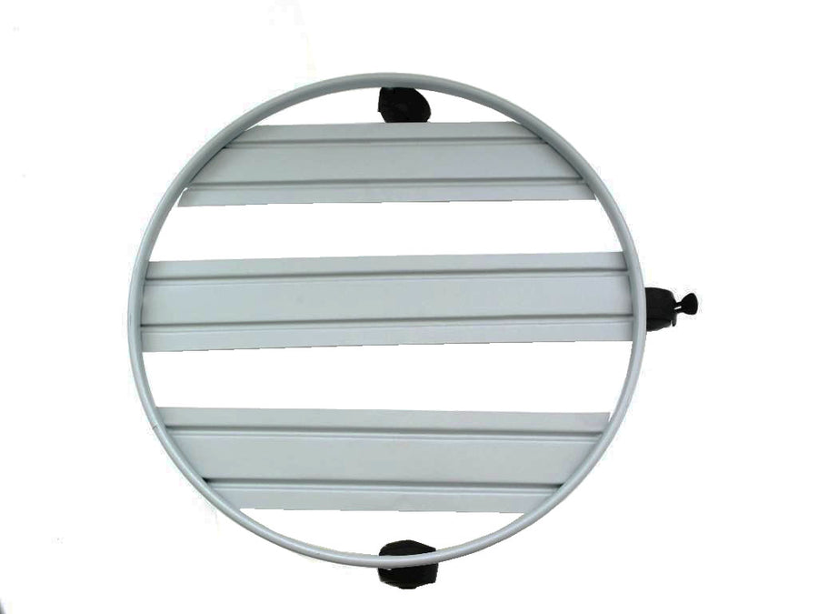 Carrello portavasi circolare,Ø 35cm,alluminio - PFG418/A