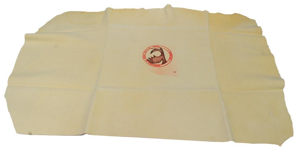 Pelle Scamosciata Naturale 43x68 cm